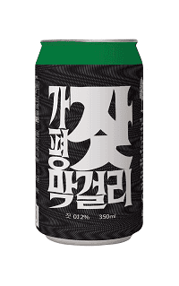 가평 잣 막걸리 캔 제품 이미지