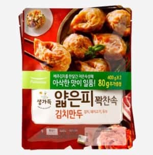 얇은피꽉찬속 김치만두 제품 이미지