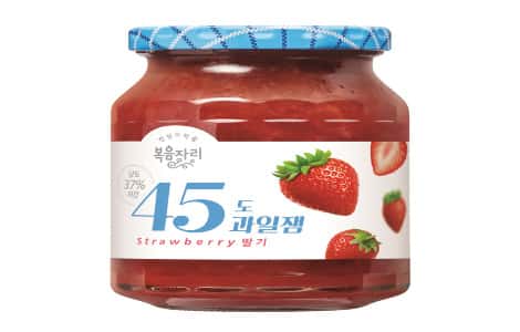 45도 과일잼 딸기 제품 이미지