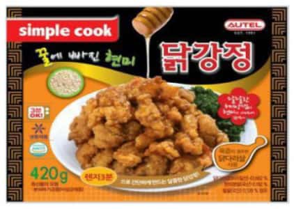 꿀에빠진 현미닭강정 제품 이미지