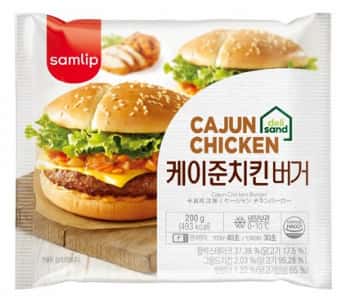 케이준치킨버거 제품 이미지