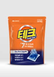 테크 슈퍼볼 캡슐세제 제품 이미지