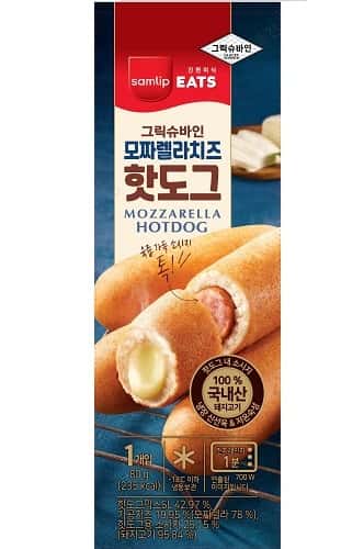 그릭슈바인 모짜렐라치즈 핫도그 제품 이미지