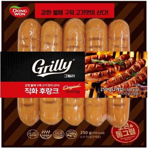 동원 그릴리 직화후랑크 250gx2 제품 이미지