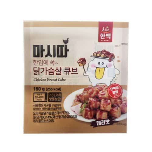 마시따닭가슴살 큐브데리맛 제품 이미지