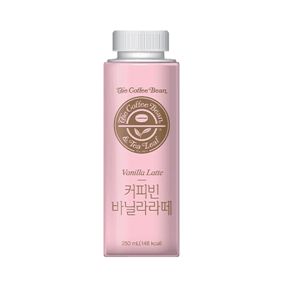 커피빈 바닐라라떼 제품 이미지