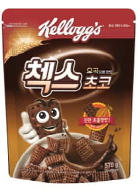 오곡으로만든 첵스초코 제품 이미지