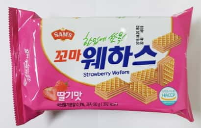 꼬마웨하스딸기맛 제품 이미지