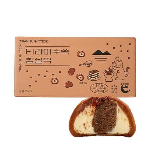 티라미수쏙 찹쌀떡 제품 이미지