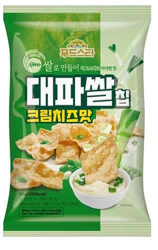 푸드스타 대파쌀칩크림치즈맛 제품 이미지