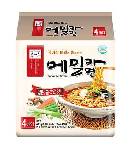 메밀라면 제품 이미지