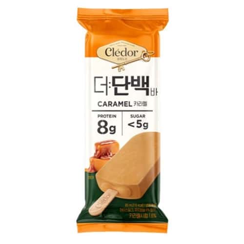 끌레도르 더단백바 카라멜 제품 이미지