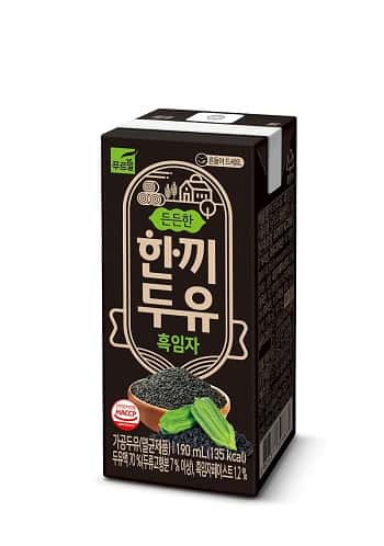 한끼두유 흑임자 제품 이미지
