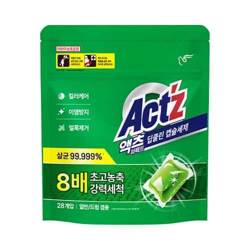 액츠 캡슐세제 딥클린 제품 이미지