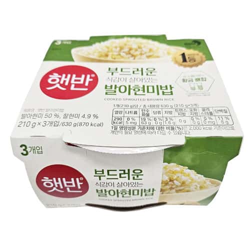 햇반 발아현미밥 제품 이미지