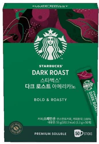 스타벅스 다크 로스트 아메리카노 50입 제품 이미지