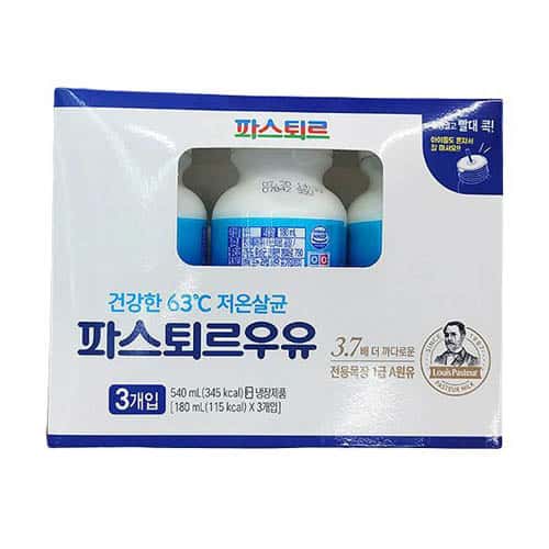 파스퇴르 후레쉬우유 제품 이미지