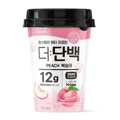 더단백 워터 프로틴 복숭아 제품 이미지