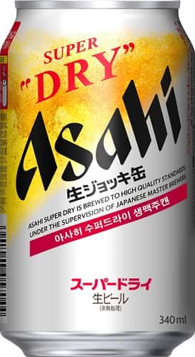 아사히 수퍼드라이 생맥주캔 제품 이미지