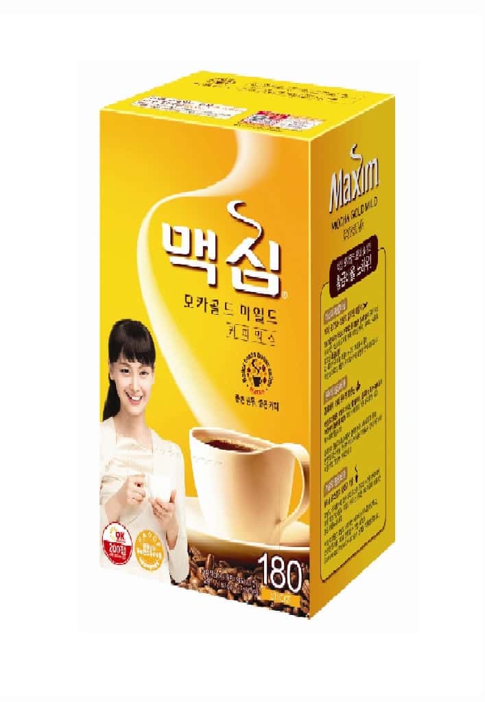 맥심 모카골드마일드 커피믹스 제품 이미지