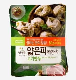 얇은피꽉찬속 고기만두 제품 이미지