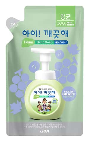 아이깨끗해 거품형 청포도200ml리필 제품 이미지