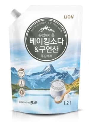 베이킹소다&구연산 담은 주방세제 제품 이미지