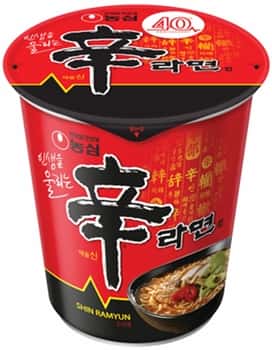 신라면컵 제품 이미지