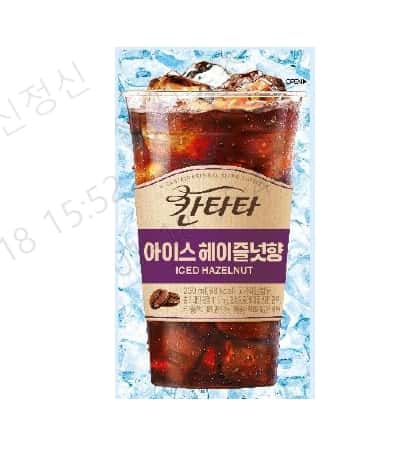 칸타타아이스헤이즐넛향 제품 이미지