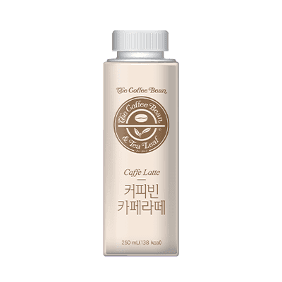 커피빈 카페라떼 제품 이미지