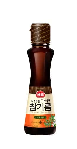 고소한 참기름 제품 이미지