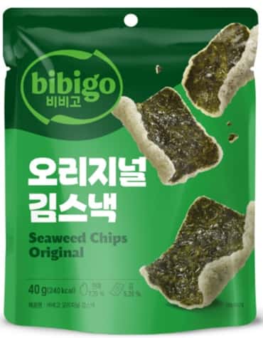 비비고 오리지널 김스낵 제품 이미지