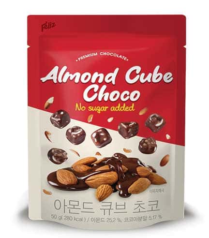 아몬드큐브초코 제품 이미지