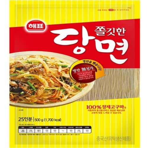 쫄깃한 당면 제품 이미지