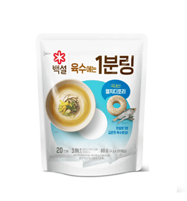 멸치디포리 육수에는 1분링 제품 이미지