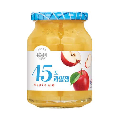 45도 과일잼 사과 제품 이미지
