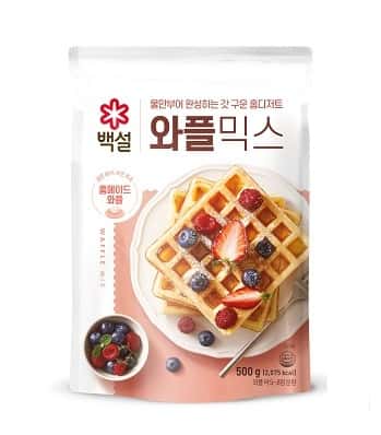 백설 와플믹스 제품 이미지