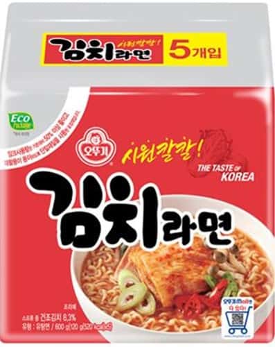 오뚜기 김치라면 제품 이미지