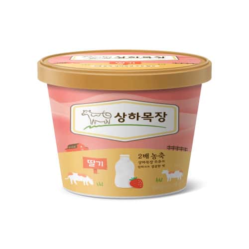 상하목장 아이스크림 딸기 제품 이미지