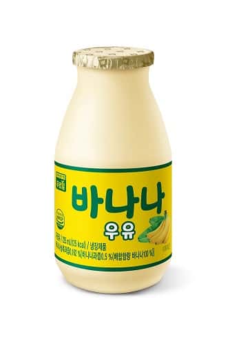 푸르밀 바나나 우유 제품 이미지