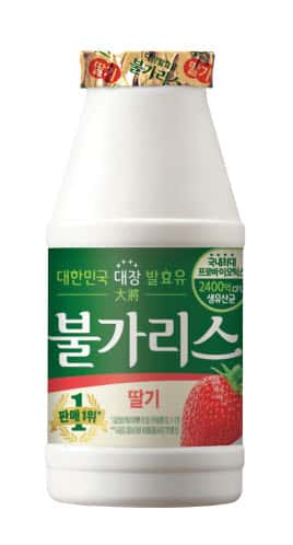 불가리스 딸기 제품 이미지