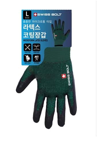 스위스볼트 라텍스코팅장갑 제품 이미지