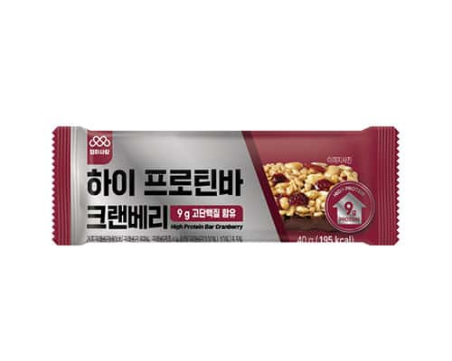 하이프로틴바 크랜베리 제품 이미지