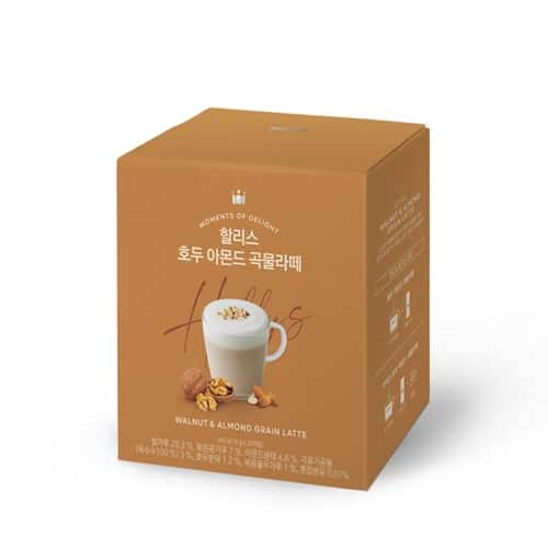 할리스 호두 아몬드 곡물라떼 제품 이미지