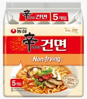신라면건면 제품 이미지