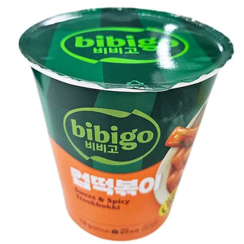 비비고 컵떡볶이 제품 이미지
