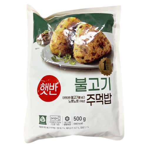 햇반 불고기주먹밥 제품 이미지
