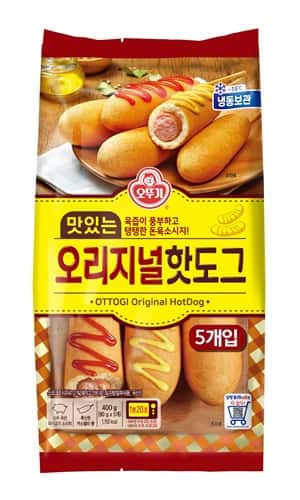 오뚜기 맛있는 오리지널 핫도그 제품 이미지