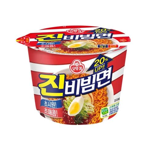 진비빔면 용기 제품 이미지