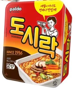 팔도 도시락 제품 이미지